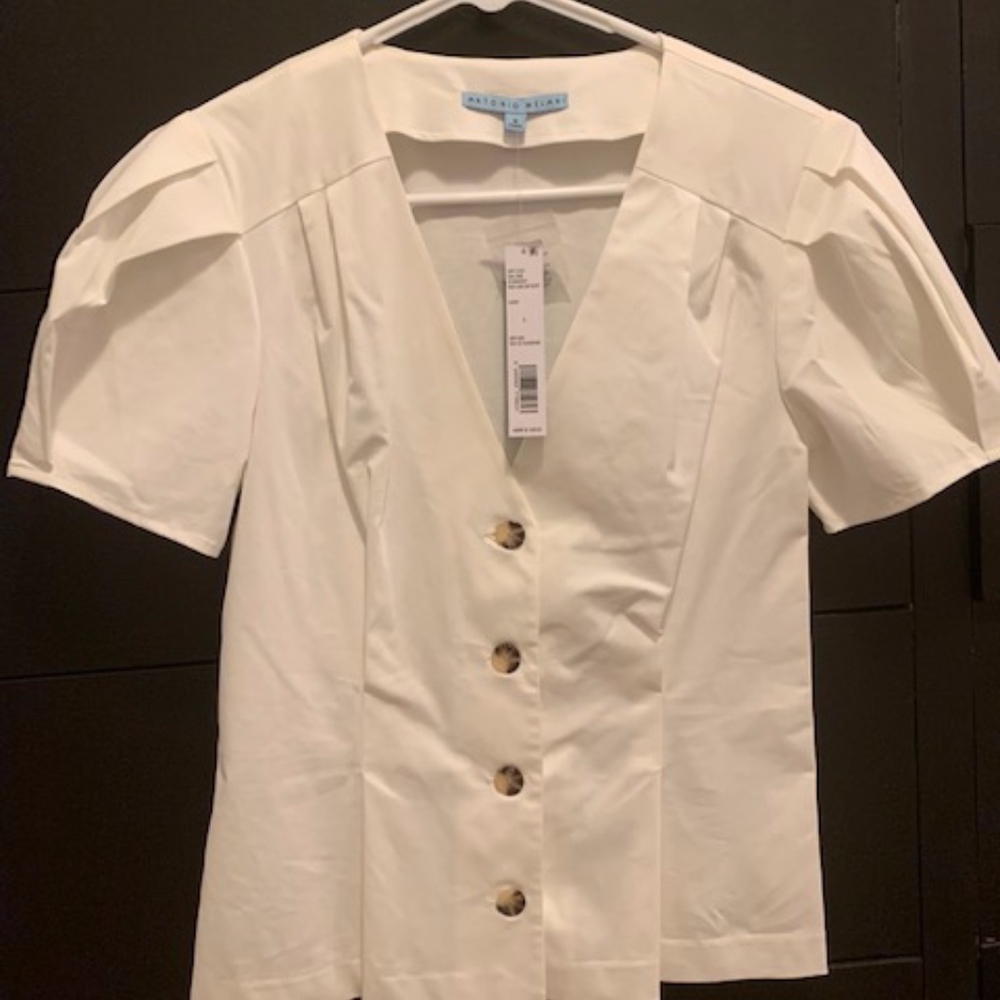 *GREAT DEAL* Antonio Melani White Dress Shirt